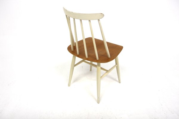 Scandinavian Fanett Chairs by Ilmari Tapiovaara for Edsby Verken, Sweden, 1960s, Set of 4-GEK-2035546