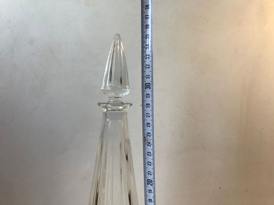 Scandinavian Fluted Glass Decanter, 1970s-LCR-887612