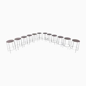 Scandinavian Frisbee Stools by Christian Halleröd for Kinnarps, Set of 12-KMC-1349216