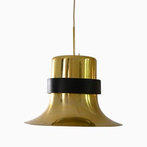 Scandinavian Gold Lamp, 1960s-QWP-2042217