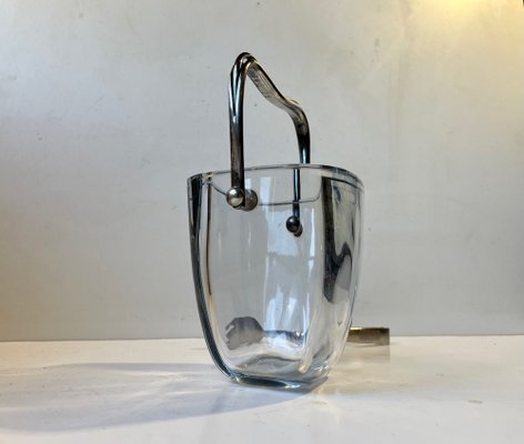 Scandinavian Ice Bucket by Olaf Gunnar Hjertzell for Strömbergshyttan, 1940s-LCR-1029737