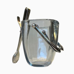 Scandinavian Ice Bucket by Olaf Gunnar Hjertzell for Strömbergshyttan, 1940s-LCR-1029737