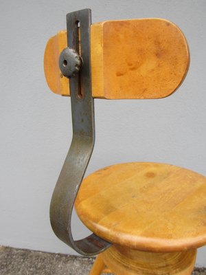 Scandinavian Industrial Desk Chair, 1940s-YDZ-1427800