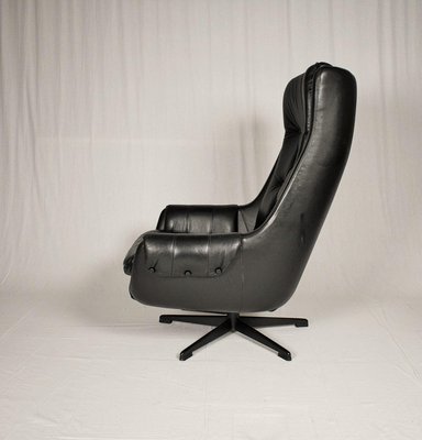 Scandinavian Leather Armchair by Peem, 1970s-TZ-792198