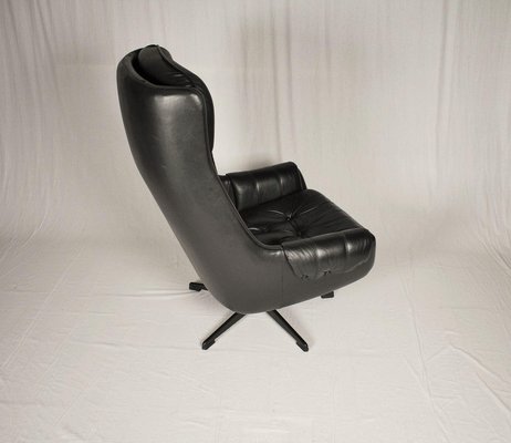 Scandinavian Leather Armchair by Peem, 1970s-TZ-792198