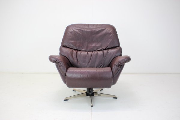 Scandinavian Leather Armchair by Peem, Finland, 1970s-TZ-1361470