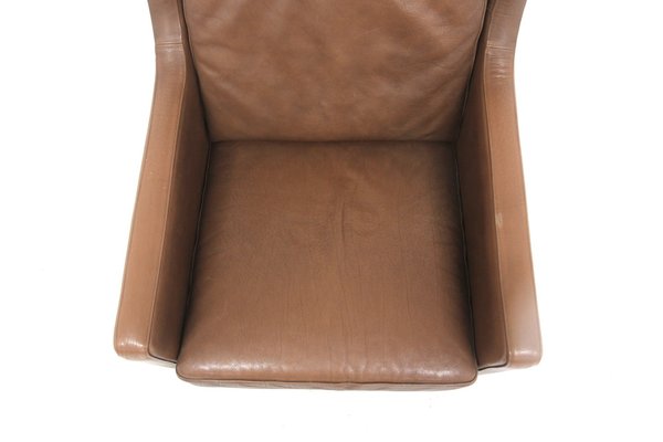 Scandinavian Leather Chair, Denmark, 1960s-GEK-1816654