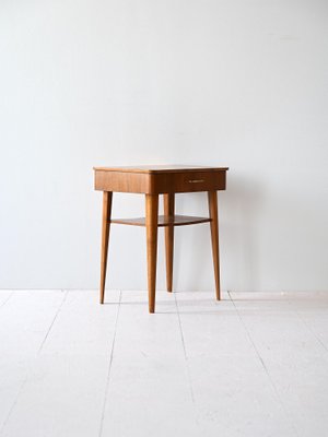 Scandinavian Mahogany Bedside Table, 1960s-QWP-2034953