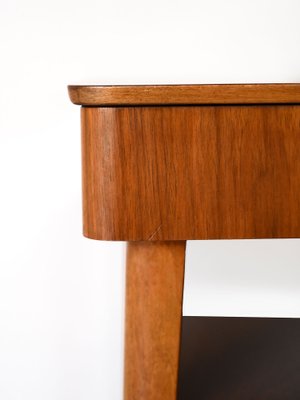 Scandinavian Mahogany Bedside Table, 1960s-QWP-2034953