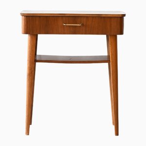 Scandinavian Mahogany Bedside Table, 1960s-QWP-2034953