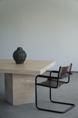 Scandinavian Marble Dining Table, 1980s-MXF-1378105