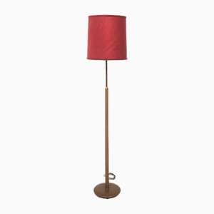 Scandinavian Metal and Vinyl Floor Lamp, 1950-GEK-1742580