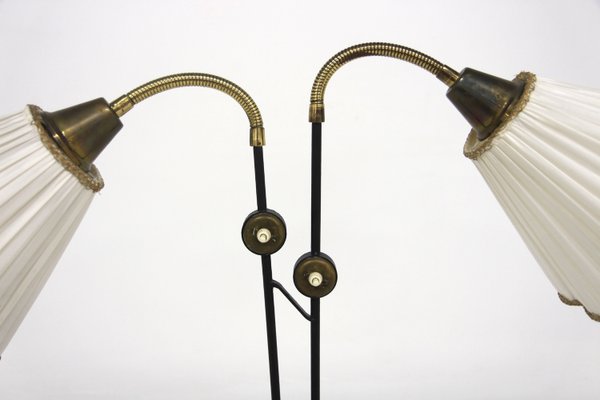 Scandinavian Metal Floor Lamp, Sweden, 1960s-GEK-2022932