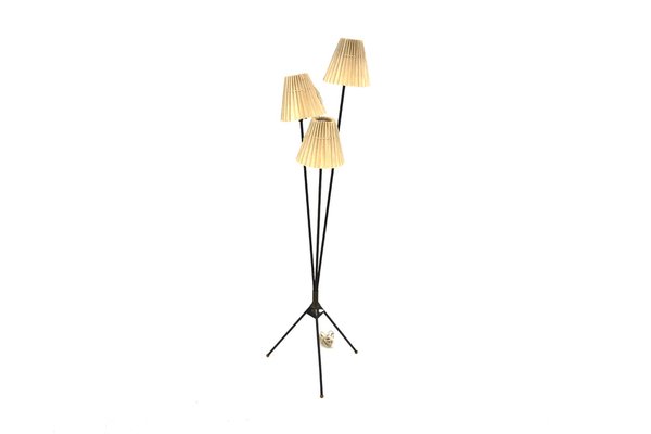 Scandinavian Metal Tripod Floor Lamp, 1960-GEK-1742507