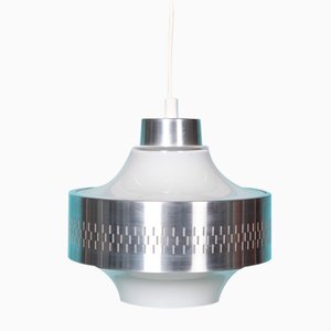 Scandinavian Minimalistic Glass Hanging Lamp, 1960s-HGA-1703980