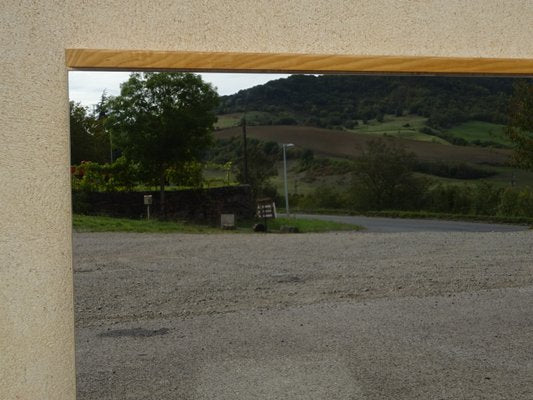 Scandinavian Mirror in Light Oak, 1970s-ABK-2026818