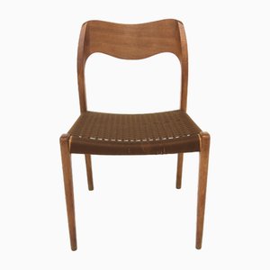 Scandinavian Model 71 Oak Chair by Niels O. Møller, 1960-GEK-2041162