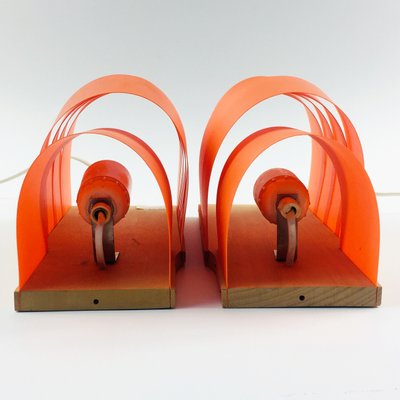 Scandinavian Model V 311 Wall Lights by Hans-Agne Jakobsson for Ellysett, Sweden, 1970s, Set of 2-BMM-1313961