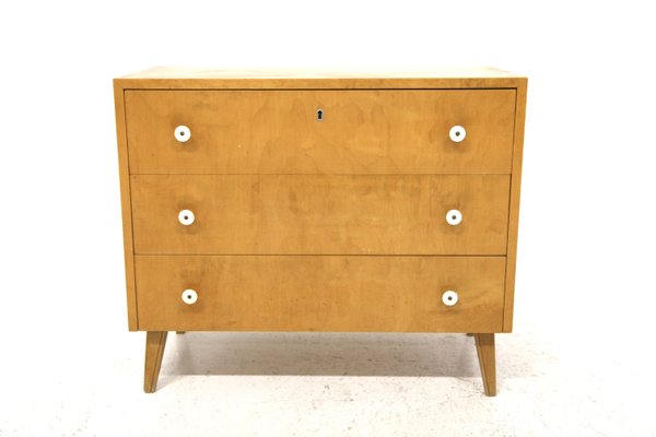 Scandinavian Modern Birch Chest of Drawers, Sweden, 1940s-GEK-2022919