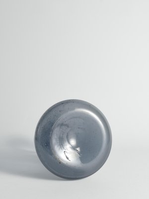 Scandinavian Modern Blue Glass Vase by Erik Höglund for Boda, Sweden, 1960s-RUK-1807536