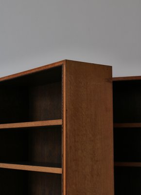 Scandinavian Modern Bookcases in Oak by I.P. Mørck, Denmark, 1930s, Set of 2-WRF-1735663