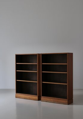 Scandinavian Modern Bookcases in Oak by I.P. Mørck, Denmark, 1930s, Set of 2-WRF-1735663