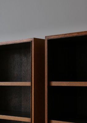 Scandinavian Modern Bookcases in Oak by I.P. Mørck, Denmark, 1930s, Set of 2-WRF-1735663