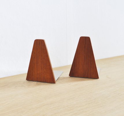 Scandinavian Modern Bookends from FM Møbler, 1960s, Set of 2-HPQ-1309810