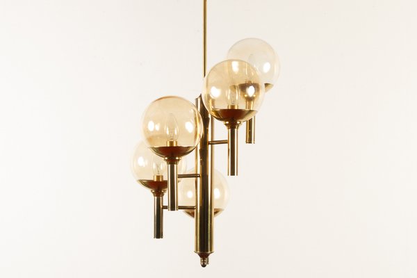 Scandinavian Modern Chandelier by Svend Mejlstrøm for Mejlstrøm Lighting, 1960s-WIX-1822612