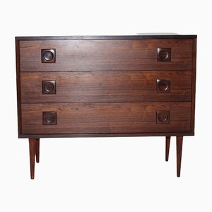 Scandinavian Modern Chest With 3 Drawers, 1960s-NB-1335578