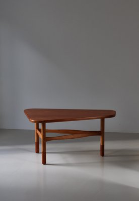 Scandinavian Modern Chunky Coffee Table by Yngve Ekström for Westbergs Furniture, 1950s-WRF-1739366