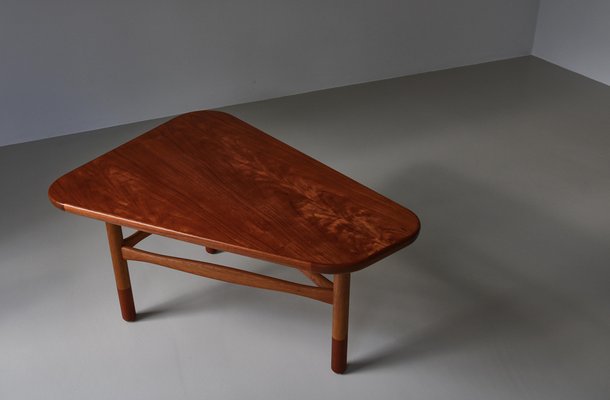 Scandinavian Modern Chunky Coffee Table by Yngve Ekström for Westbergs Furniture, 1950s-WRF-1739366