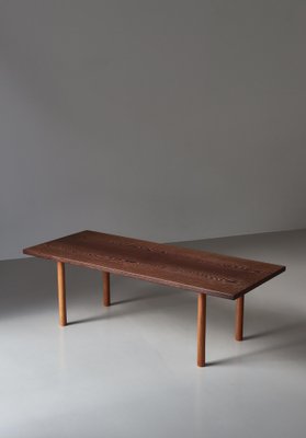 Scandinavian Modern Coffee Table in Wenge & Oak attributed to Hans J. Wegner for Andreas Tuck, 1950s-WRF-2041559