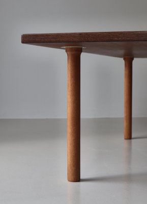 Scandinavian Modern Coffee Table in Wenge & Oak attributed to Hans J. Wegner for Andreas Tuck, 1950s-WRF-2041559