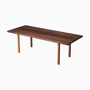 Scandinavian Modern Coffee Table in Wenge & Oak attributed to Hans J. Wegner for Andreas Tuck, 1950s-WRF-2041559