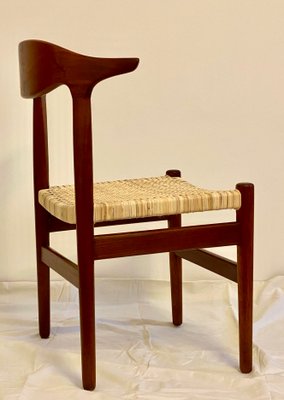 Scandinavian Modern Cowhorn Chair Attributed to Hans Wegner, 1960s-AX-822630