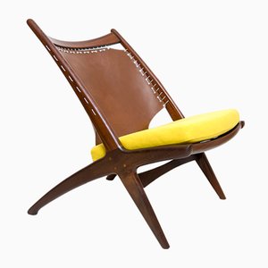 Scandinavian Modern Crossed Chair Design by Fredrik Kayser for Gustav Bauhus-URD-1096046