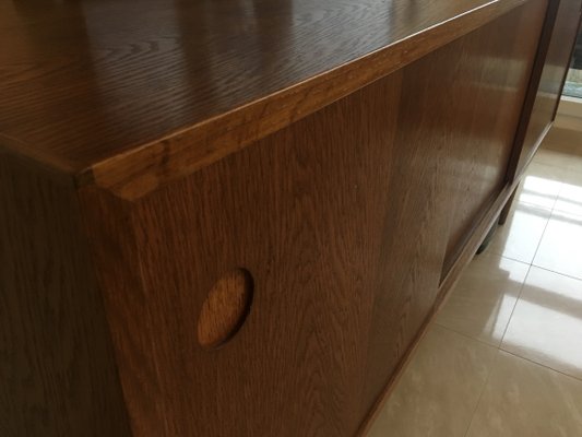 Scandinavian Modern Danish Oak Sideboard, 1960s-TZ-557384