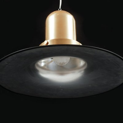 Scandinavian Modern Golden Pendant Lamp by Po Ström for Ikea, 1970s-RUK-2041630