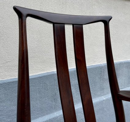 Scandinavian Modern Mahogany and Leather Armchair from DOF, 1970s-LCR-1286695