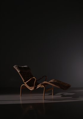 Scandinavian Modern Model 36 Chaise Lounge by Karl Mathsson, 1964-WRF-1726607