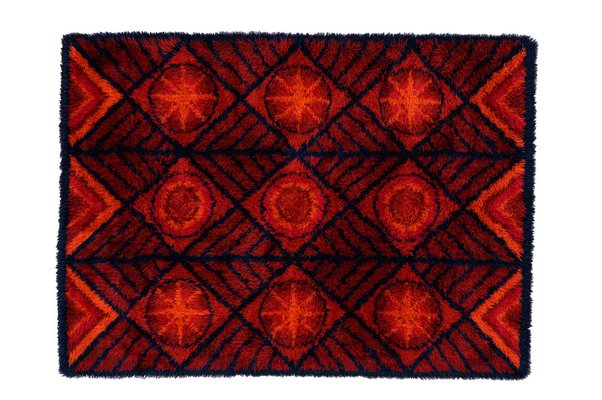 Scandinavian Modern Rya Rug from Svängsta Mattväveri AB-LTQ-1382914