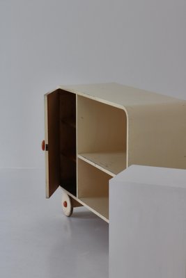 Scandinavian Modern Sideboard or Cabinet on Wheels, 1930s-WRF-1578918