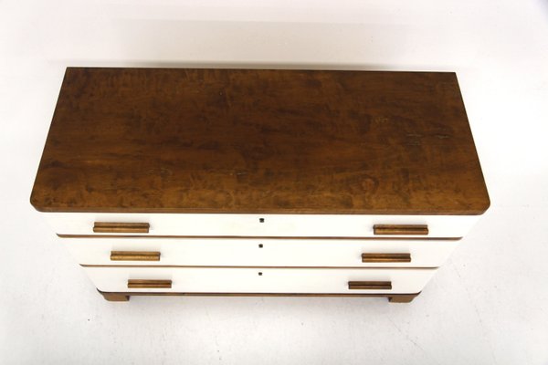 Scandinavian Modern Swedish Birch Chest of Drawers, Sweden, 1940s-GEK-2035544