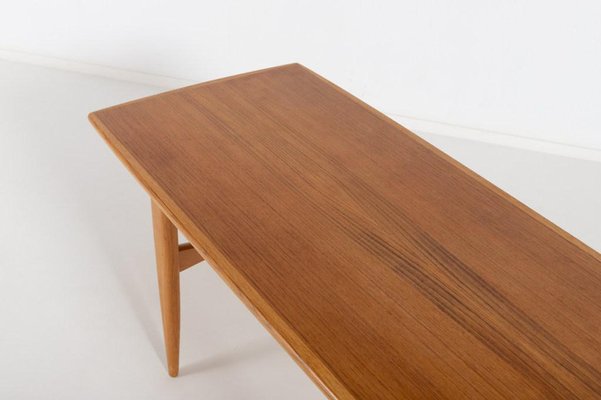 Scandinavian Modern Teak Coffee Table, Sweden, 1960s-KMC-1139402