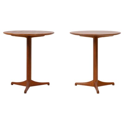 Scandinavian Modern Teak Tables by Kerstin Hörlin-Holmquist for Nordiska Kompaniet, Set of 2-MJF-1284679