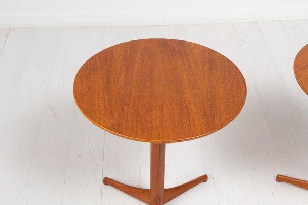 Scandinavian Modern Teak Tables by Kerstin Hörlin-Holmquist for Nordiska Kompaniet, Set of 2-MJF-1284679