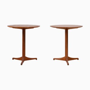 Scandinavian Modern Teak Tables by Kerstin Hörlin-Holmquist for Nordiska Kompaniet, Set of 2-MJF-1284679