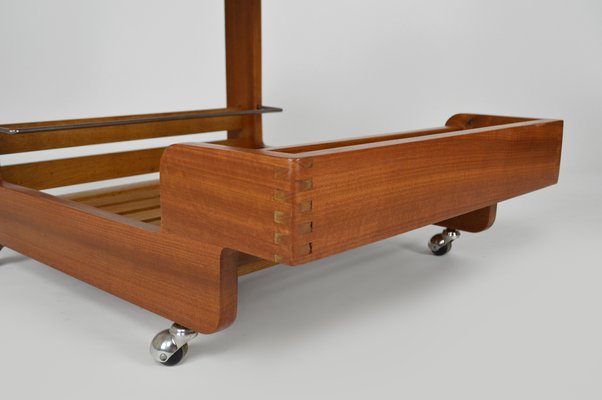 Scandinavian Modern Teak Trolley, 1970s-XNH-564549