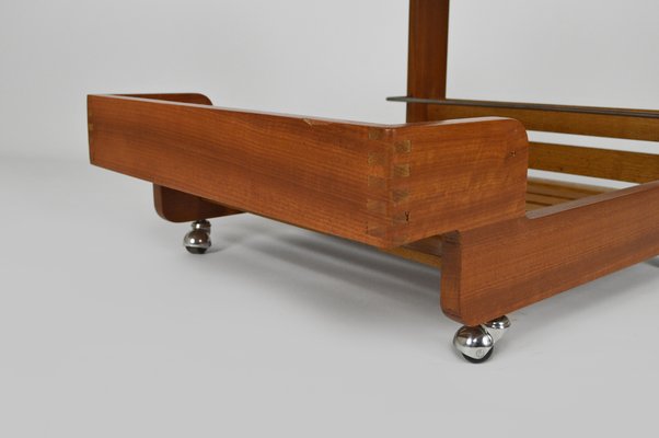 Scandinavian Modern Teak Trolley, 1970s-XNH-564549